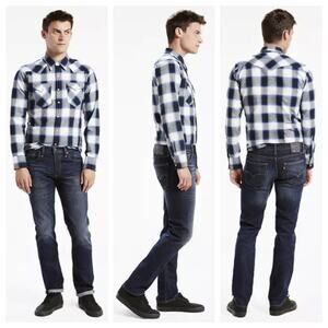 Levi's Men's 511 Slim Fit Jeans Dark Wash Size 34x34